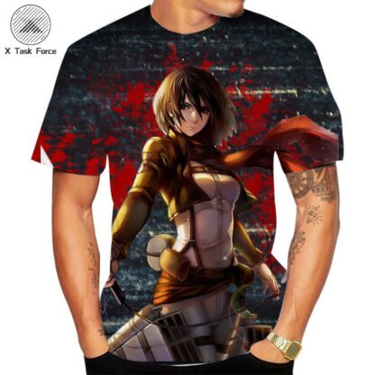 Camiseta Unisex Full Print anime Shingeki No Kyoujin