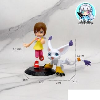 Figura de Hikari con su digimon tailmon - digimon - anime ecuador