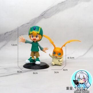 Figura de Takeru y Patamon - Digimon