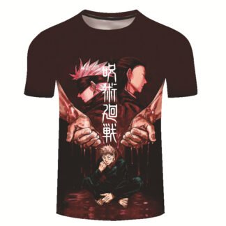 Camiseta Unisex Full Print anime Jujutsu Kaisen