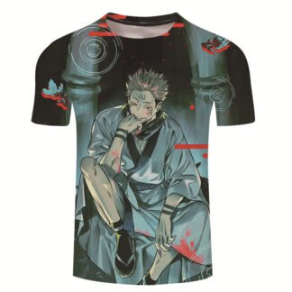 Camiseta Unisex Full Print anime Jujutsu Kaisen