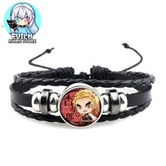 pulsera de rengoku chibi - kimetsu no yaiba